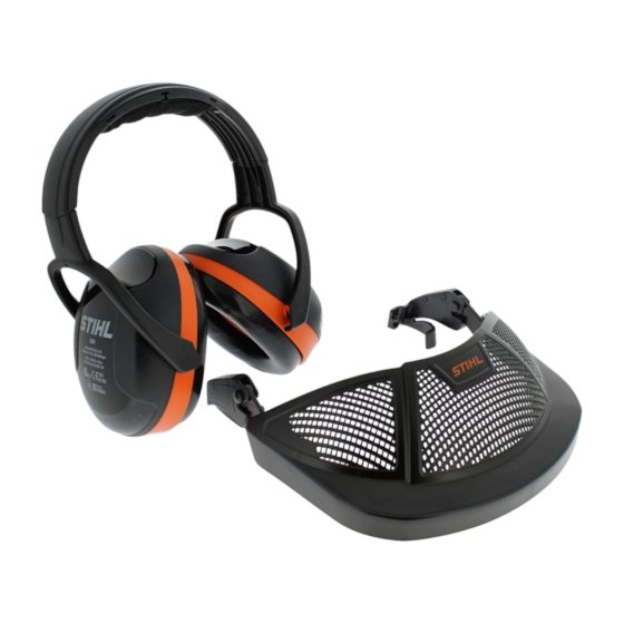 Stihl Plastic Visor, Headband & Ear Defenders - OEM 00008840253