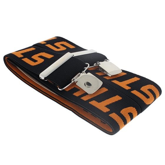 Black & Orange Clip On Braces 130cm For Trousers - OEM 00008841576