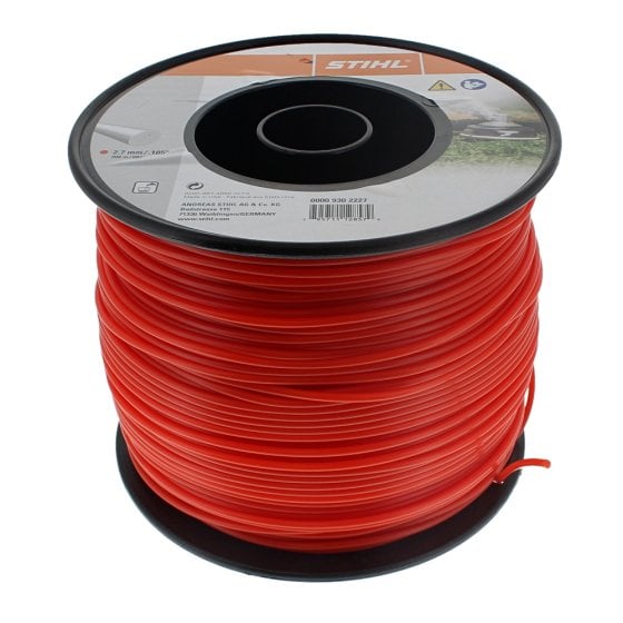 Stihl 2.7mm x 208m Round Section Mowing Line - OEM 00009302227