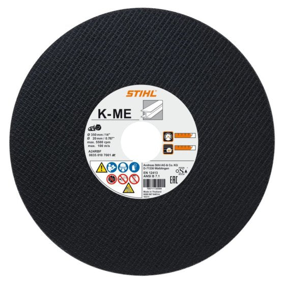K-ME Abrasive Cutting Wheel - 350mm / 14" - OEM 08350107001