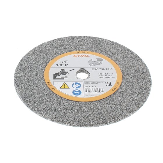 Shaped Grinding Wheel for Stihl HOS, USG Grinders - OEM 52037507013