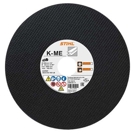 K-ME Abrasive Cutting Wheel - 300mm / 12" - OEM 08350107000
