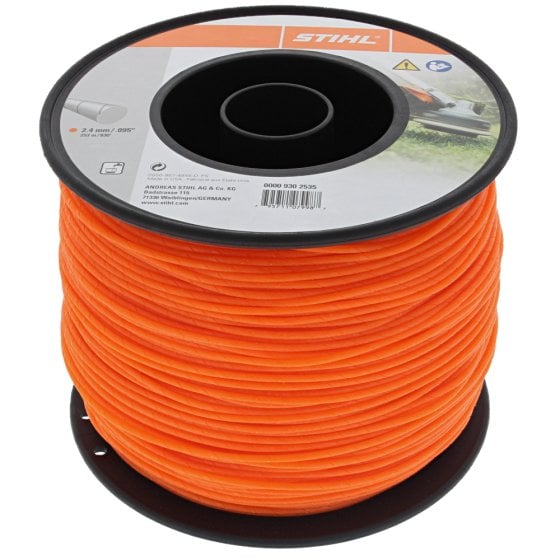 Quiet Mowing Line, 2.4mm x 253 m, Round Section for Stihl - OEM 00009302535