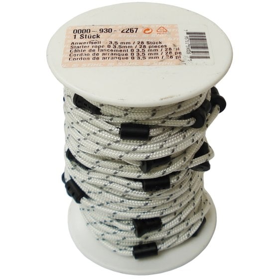 Starter Rope 3.5mm Roll of 28 for Stihl TS400 - OEM 00009302267