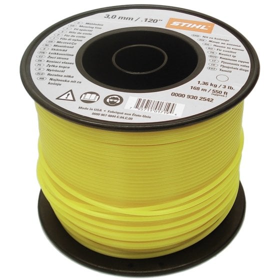 Mowing Line, 3mm x 162 m, Round Section for Stihl - OEM 00009302542