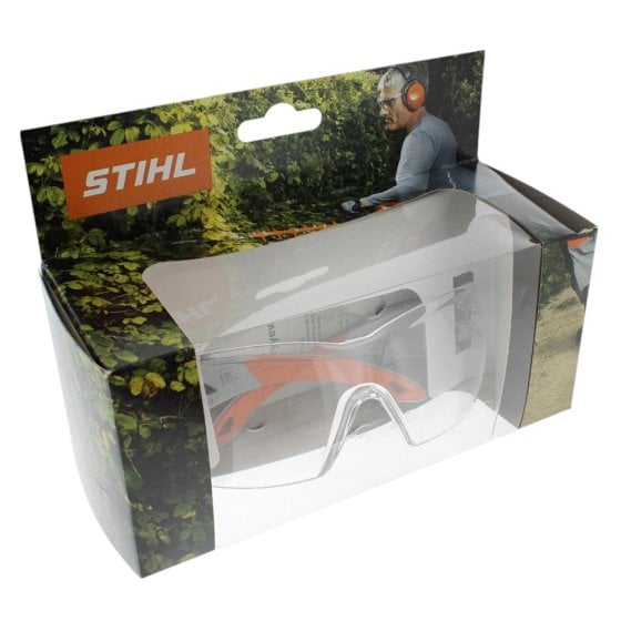 Stihl Light Plus Safety Clear Glasses, Scratch proof, Anti-Fog, UV & Ballistic Protection - OEM 00008840370