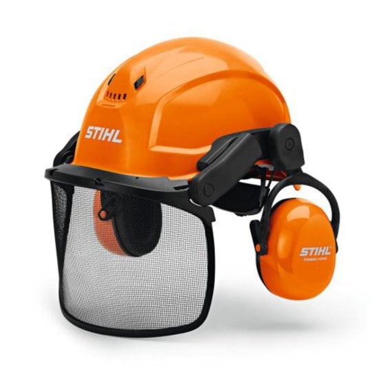 Stihl DYNAMIC Ergo Lightweight Safety Ear & Face Protection Helmet Set - OEM 00008880808