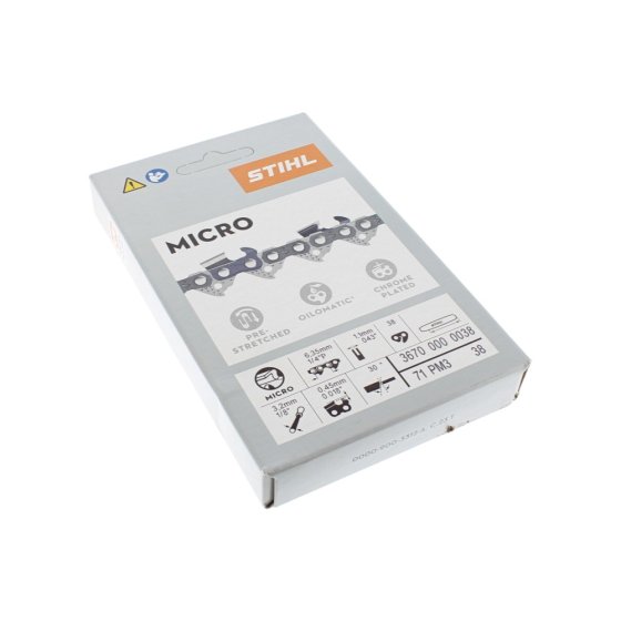Stihl Picco Micro 3 71 PM3 38 1/4" P 1,1mm/.043" 38 Links - OEM 36700000038