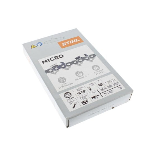 Stihl Picco Micro 3 71 PM3 38 1/4" P 1,1mm/.043" 38 Links - OEM 36700000038