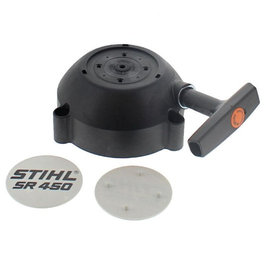 Starter Cover With Rewind Starter for Stihl SR 430-Z, SR 450-Z Mistblowers - OEM 42441900304