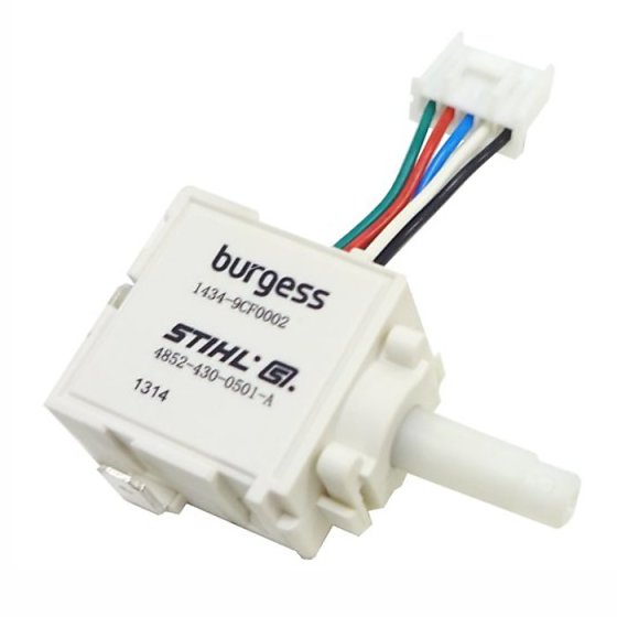 Switch for Stihl FSA 65, FSA 85 Cordless Trimmers - OEM 48524300501