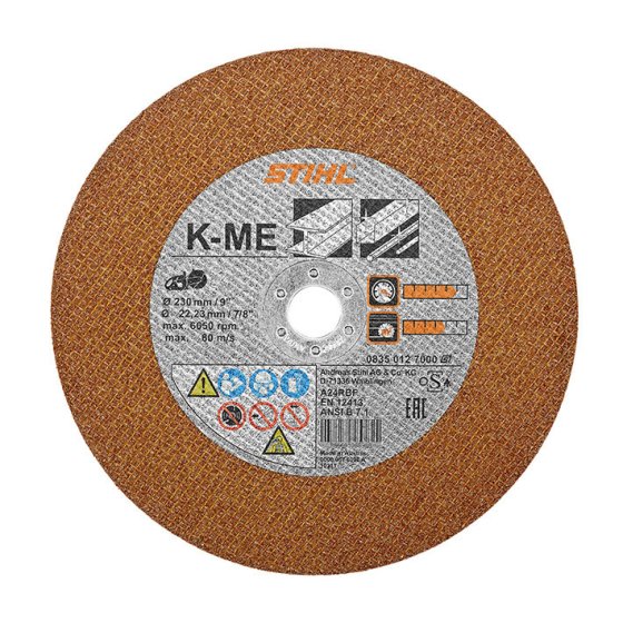 K-ME Abrasive Cutting Wheel 230mm / 9" - OEM 08350127000